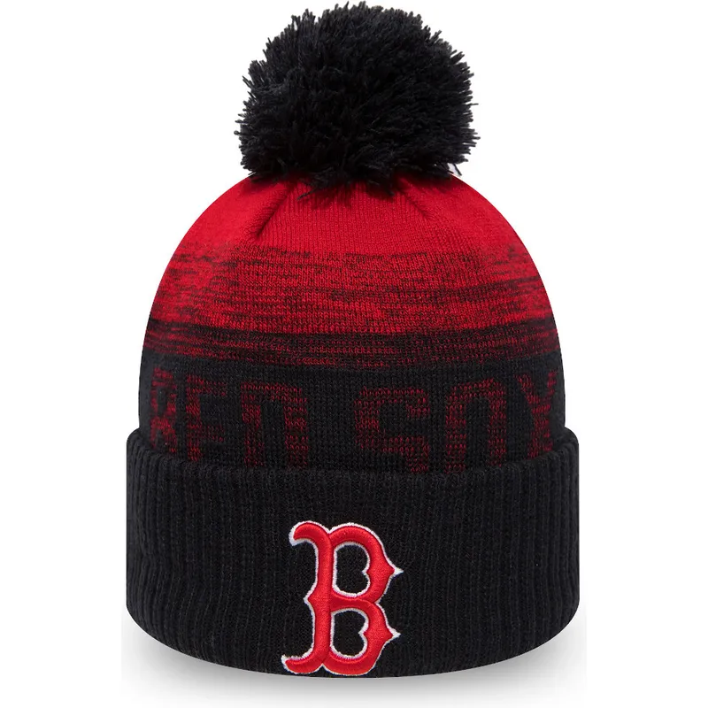 rot-marineblaue-bommelmutze-sport-der-boston-red-sox-mlb-von-new-era