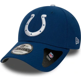 Cappellino visiera curva blu e bianco regolabile 9FORTY The League di Indianapolis Colts NFL di New Era