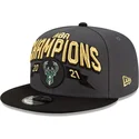 gorra-plana-gris-y-negra-snapback-9fifty-champions-de-milwaukee-bucks-nba-de-new-era