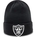 caciuli-negru-essential-cuff-de-las-vegas-raiders-nfl-de-new-era