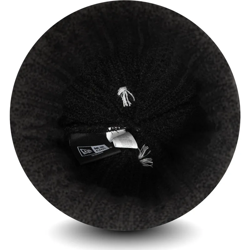 caciuli-pompon-negru-doble-knit-cuff-de-new-york-yankees-mlb-de-new-era