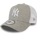 new-era-a-frame-jersey-essential-new-york-yankees-mlb-grey-and-white-trucker-hat