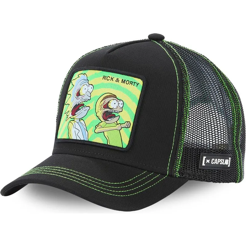 epci-curbata-negru-snapback-psy2-rick-i-morty-de-capslab