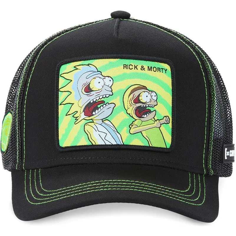 epci-curbata-negru-snapback-psy2-rick-i-morty-de-capslab