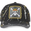 svart-justerbar-bojd-keps-straw-hat-pirates-tag-log1-one-piece-fran-capslab
