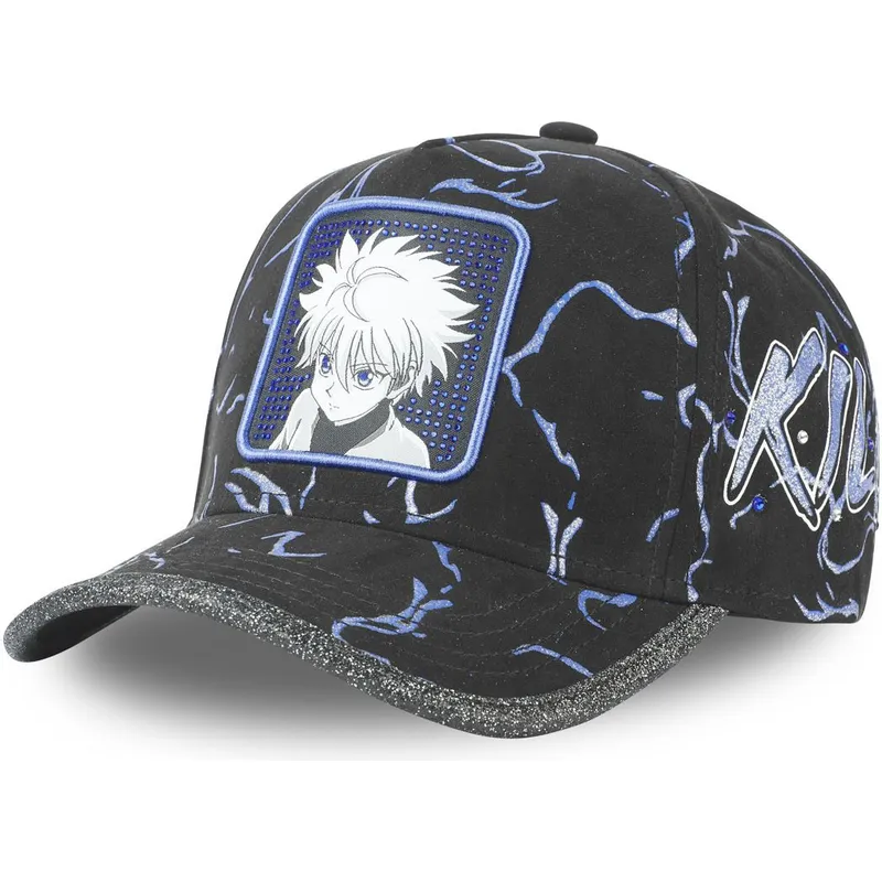 cap-curbata-black-adjustable-strap-killua-zoldyck-hunter-x-hunter-de-capslab