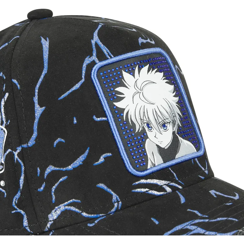 cap-curbata-black-adjustable-strap-killua-zoldyck-hunter-x-hunter-de-capslab