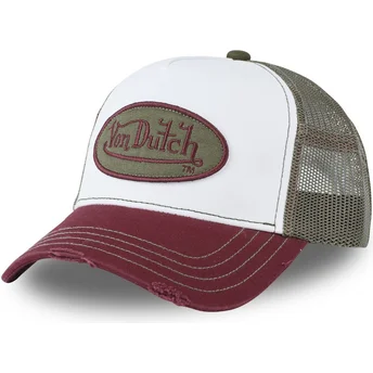 Șepci curbată alb snapback SUM SUM de Von Dutch