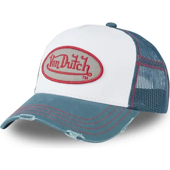 Cap curbată white snapback de Von Dutch