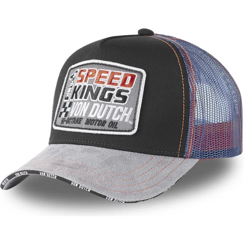 epci-curbata-negru-snapback-speed-kings-spe-de-von-dutch
