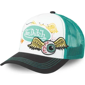Cap curbată green snapback de Von Dutch