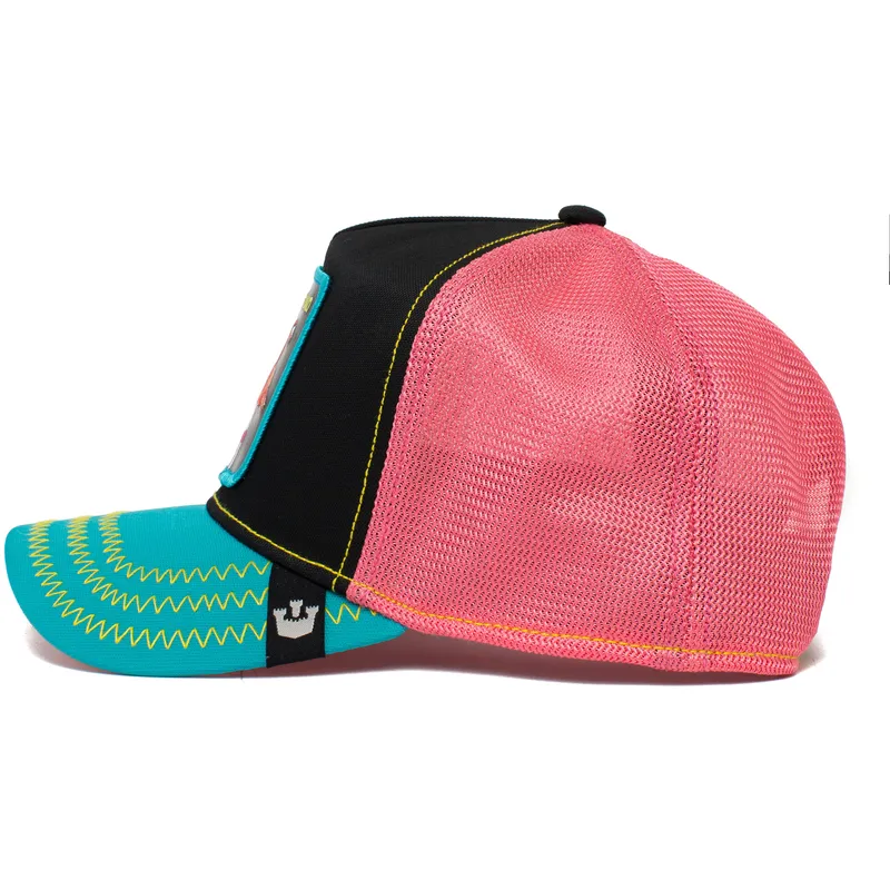 epci-curbata-negru-snapback-rosa-squad-flamingoals-the-farm-de-goorin-bros