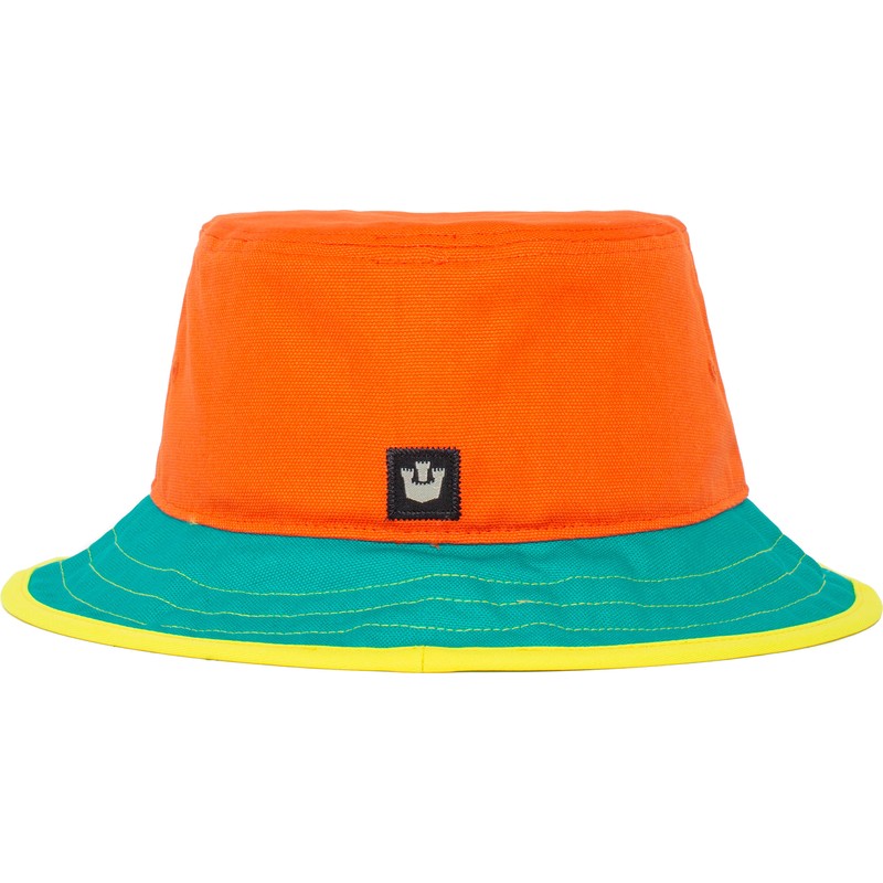 green and yellow bucket hat