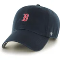 cappellino-curvo-blu-navy-regolabile-clean-up-base-runner-dei-boston-red-sox-mlb-di-47-brand