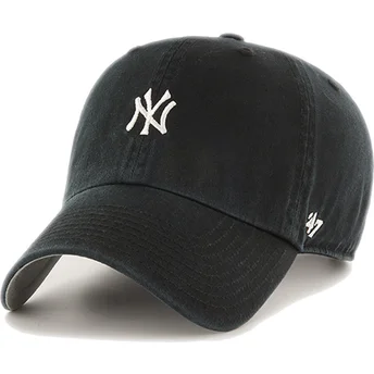 Șepci curbată negru bandă reglabilă Clean Up Base Runner de New York Yankees MLB de 47 Brand