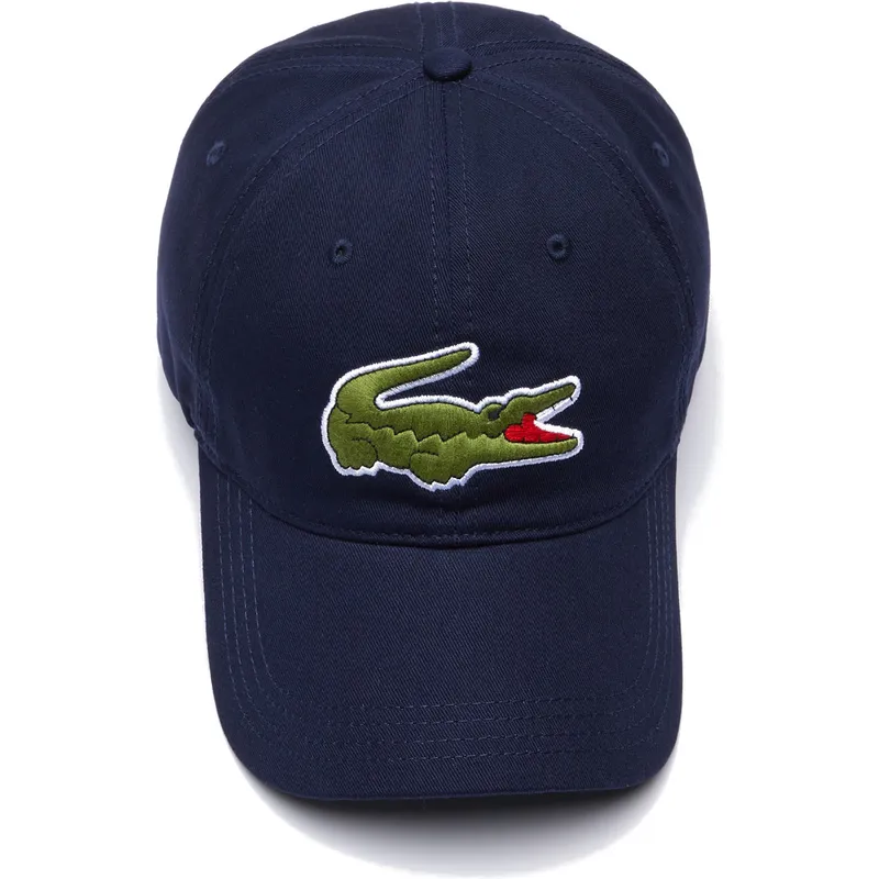 epci-curbata-bleumarin-reglabila-contrast-strap-oversized-crocodile-de-lacoste