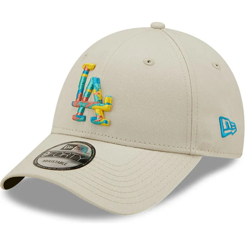 epci-curbata-gri-reglabila-9forty-camo-infill-de-los-angeles-dodgers-mlb-de-new-era