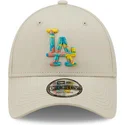 epci-curbata-gri-reglabila-9forty-camo-infill-de-los-angeles-dodgers-mlb-de-new-era