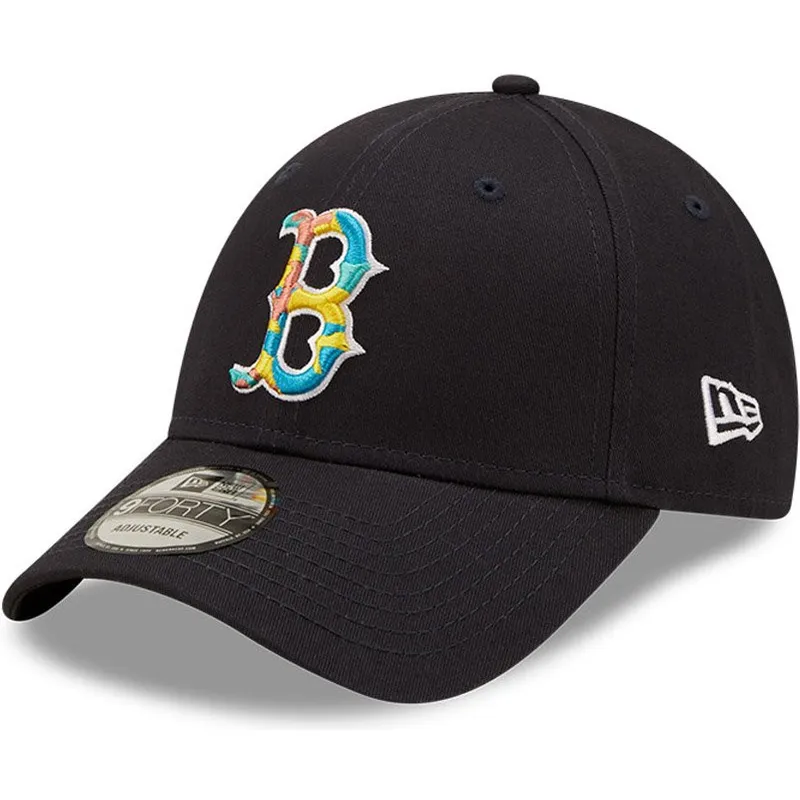 epci-curbata-bleumarin-reglabila-9forty-camo-infill-de-boston-red-sox-mlb-de-new-era