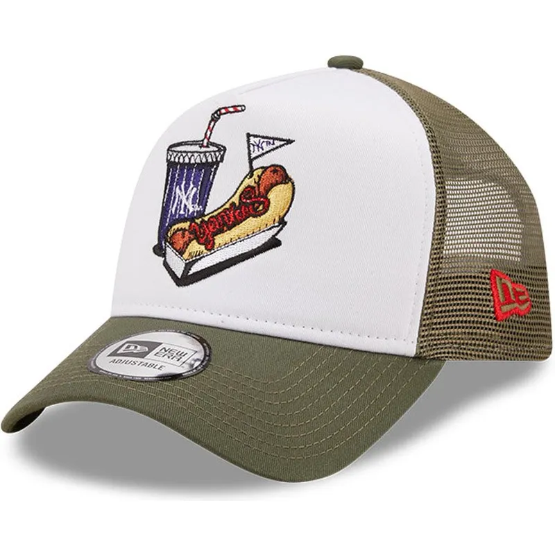 epci-curbata-alb-snapback-a-frame-stadium-food-hot-dog-de-new-york-yankees-mlb-de-new-era