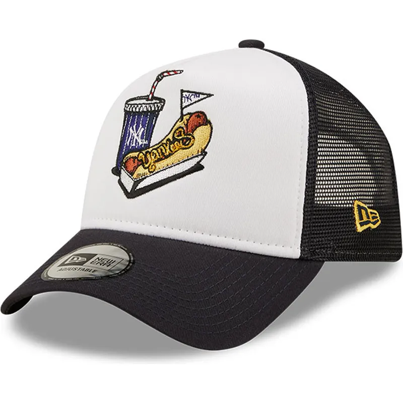epci-curbata-alb-snapback-a-frame-stadium-food-hot-dog-de-new-york-yankees-mlb-de-new-era