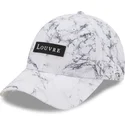 epci-curbata-alb-reglabila-9forty-clear-marble-le-louvre-de-new-era