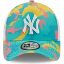 epci-curbata-albastru-snapback-a-frame-camo-pack-de-new-york-yankees-mlb-de-new-era
