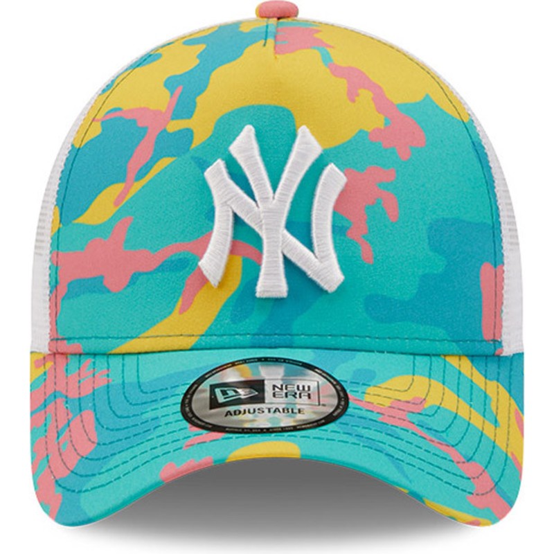 blue and white yankees hat