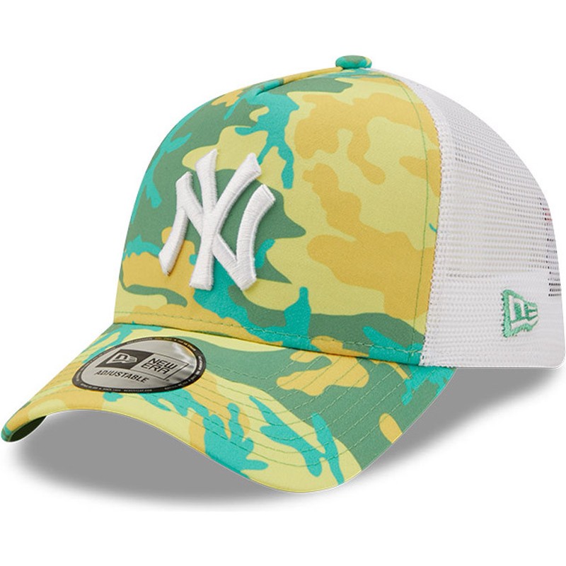 colorful camo new york yankees hat