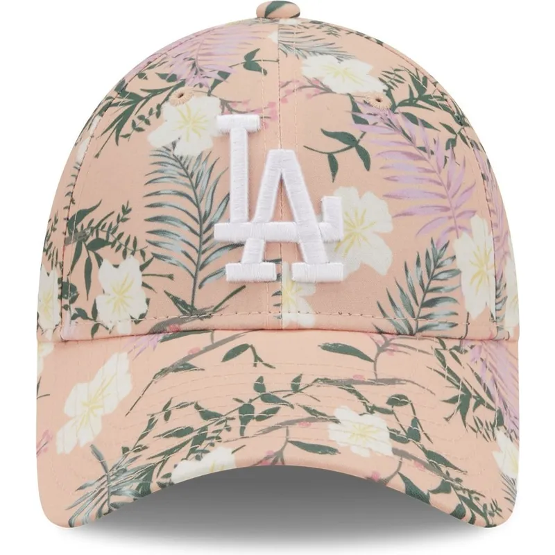 epci-curbata-roz-reglabila-9forty-floral-de-los-angeles-dodgers-mlb-de-new-era