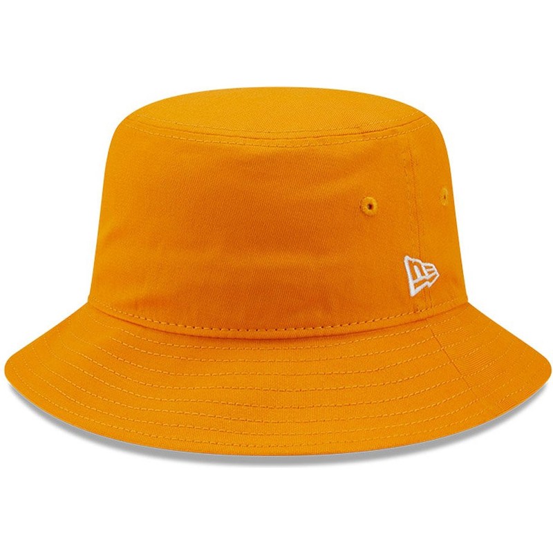 new-era-essential-tapered-gold-orange-bucket-hat