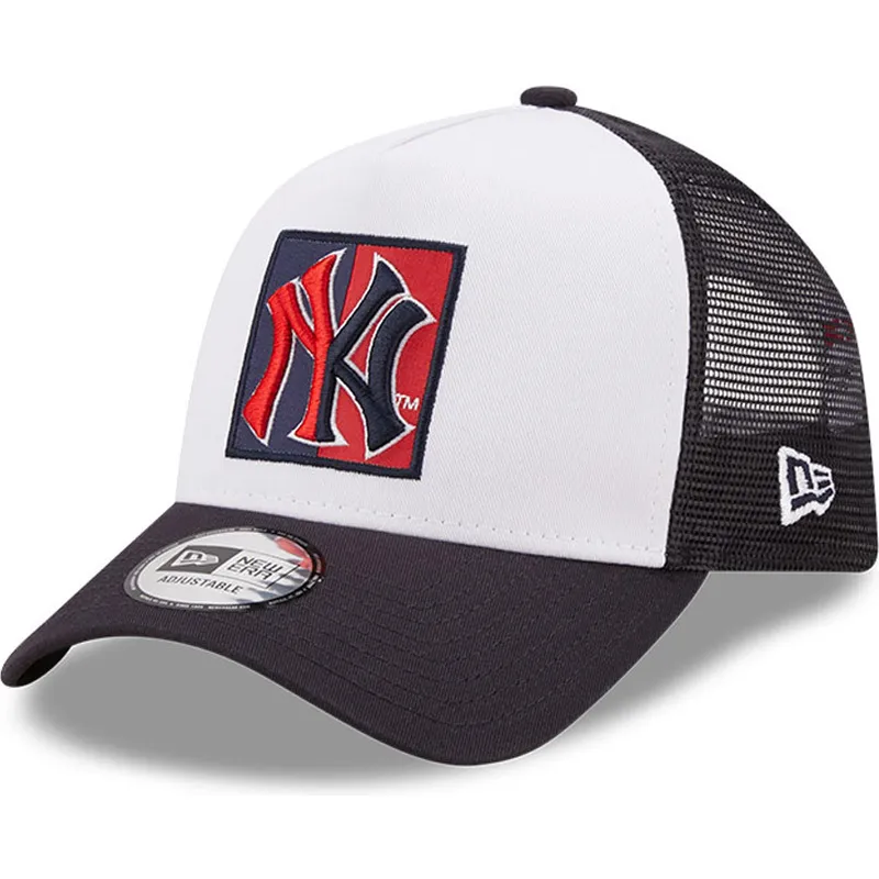 epci-curbata-bleumarin-snapback-a-frame-frame-team-patch-de-new-york-yankees-mlb-de-new-era
