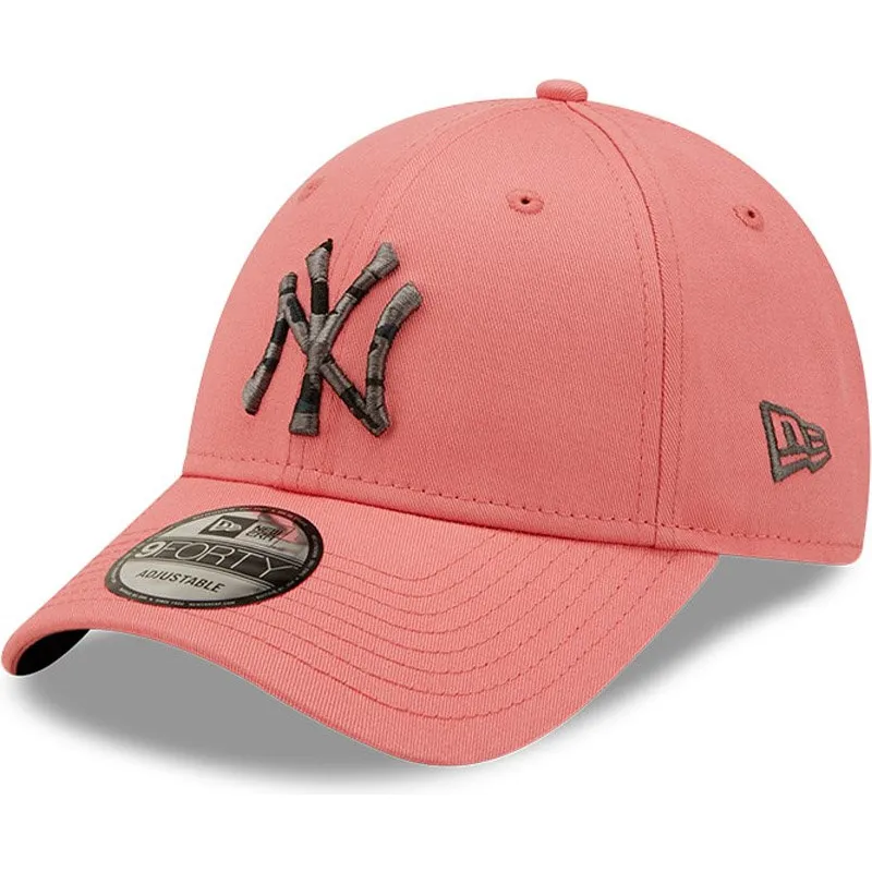 epci-curbata-roz-reglabila-9forty-camo-infill-de-new-york-yankees-mlb-de-new-era