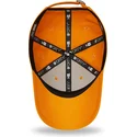 casquette-courbee-orange-ajustable-avec-logo-noir-9forty-league-essential-los-angeles-dodgers-mlb-new-era
