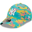 epci-curbata-albastru-reglabila-9forty-camo-pack-de-new-york-yankees-mlb-de-new-era
