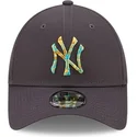 epci-curbata-gri-reglabila-9forty-camo-infill-de-new-york-yankees-mlb-de-new-era
