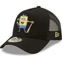 epci-curbata-negru-snapback-a-frame-sporty-de-spongebob-de-new-era