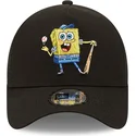 epci-curbata-negru-snapback-a-frame-sporty-de-spongebob-de-new-era