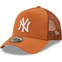 epci-curbata-maro-snapback-a-frame-tonal-mesh-de-new-york-yankees-mlb-de-new-era