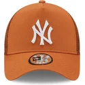 epci-curbata-maro-snapback-a-frame-tonal-mesh-de-new-york-yankees-mlb-de-new-era