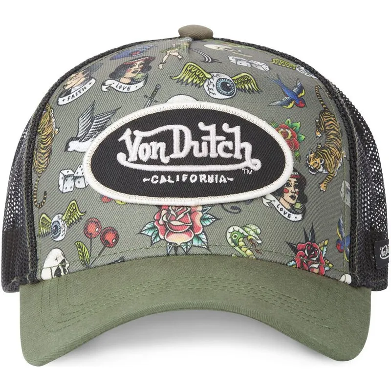 cap-curbata-green-snapback-de-von-dutch