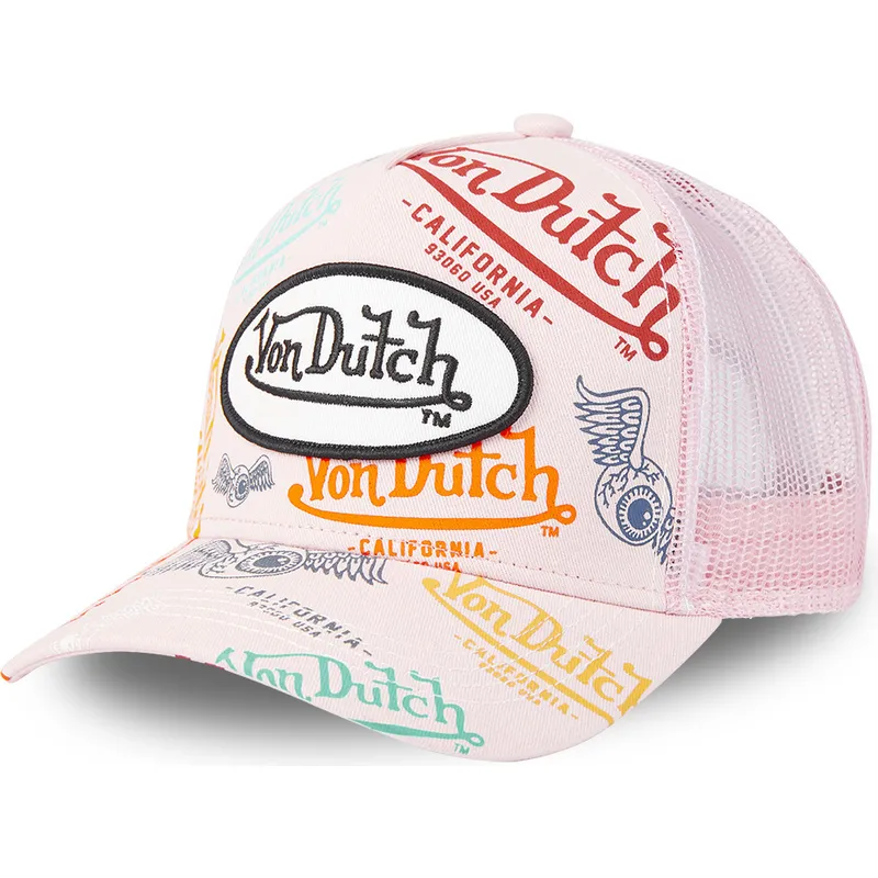 cap-curbata-pink-snapback-de-von-dutch