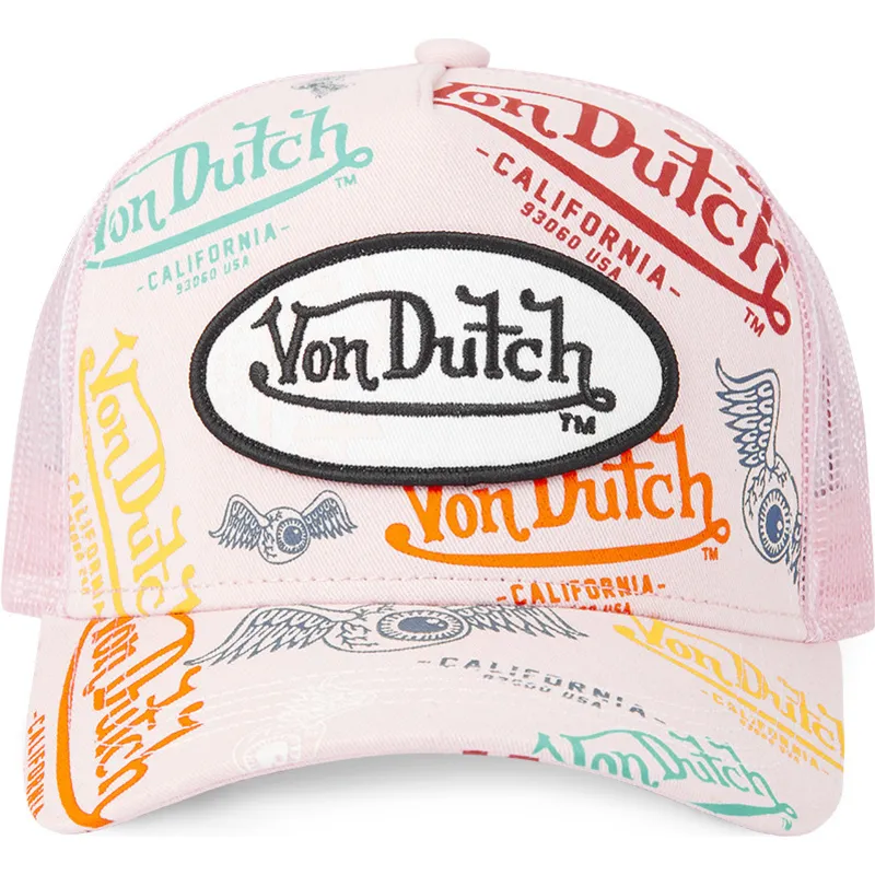 cap-curbata-pink-snapback-de-von-dutch