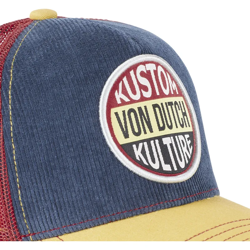 epci-curbata-bleumarin-snapback-kustom-kulture-kus-de-von-dutch