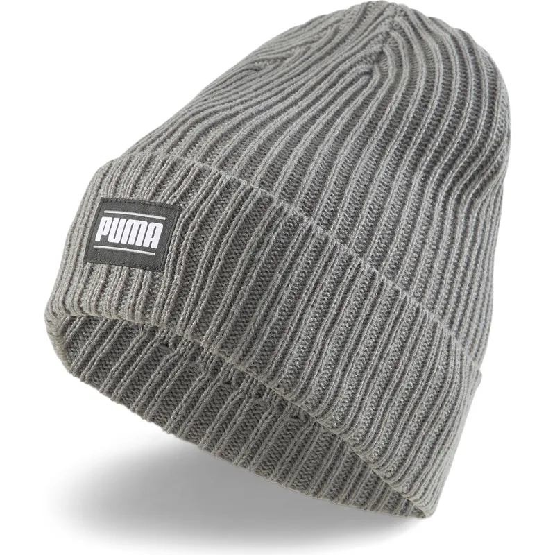 caciuli-gri-ribbed-classic-cuff-de-puma