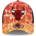 epci-curbata-portocaliu-snapback-a-frame-summer-city-de-chicago-bulls-nba-de-new-era