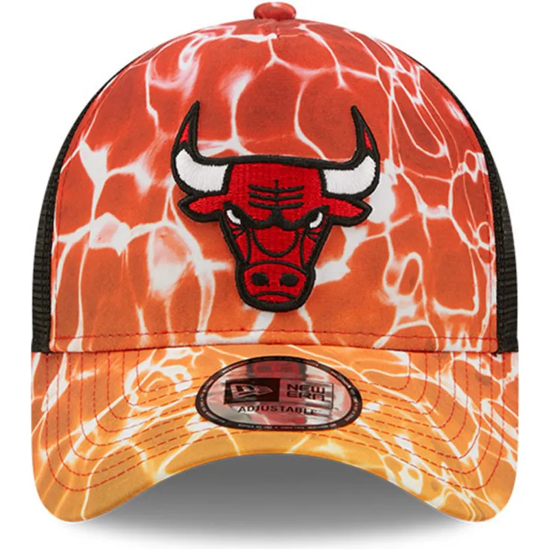 epci-curbata-portocaliu-snapback-a-frame-summer-city-de-chicago-bulls-nba-de-new-era