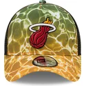 epci-curbata-papagal-snapback-a-frame-summer-city-de-miami-heat-nba-de-new-era