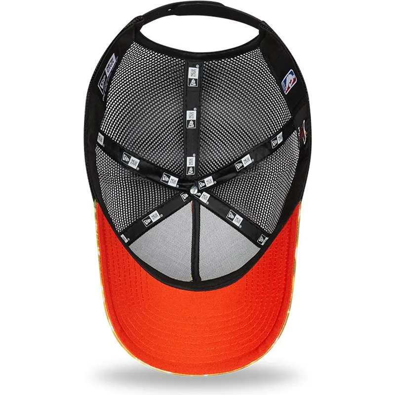 epci-curbata-papagal-snapback-a-frame-summer-city-de-miami-heat-nba-de-new-era