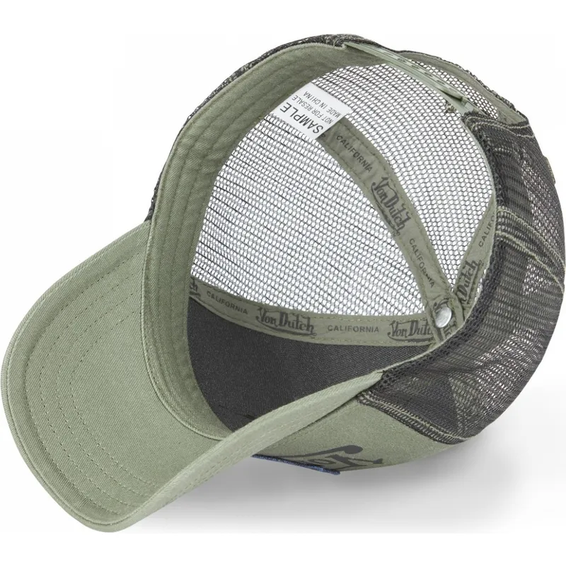 truckerkeps-gron-bulldog-hund-bull-k-fran-von-dutch